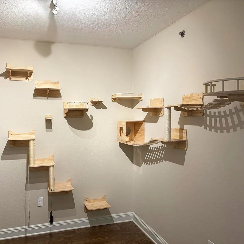 PurrPark: Wall-Mounted Cat Playground & Lounge