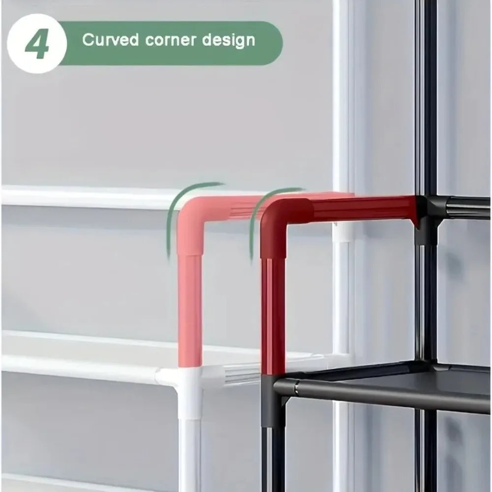 Multi-Layer Clothes Hanger & Shoe Rack