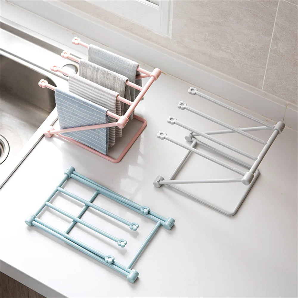 Foldable Kitchen Towel Rack