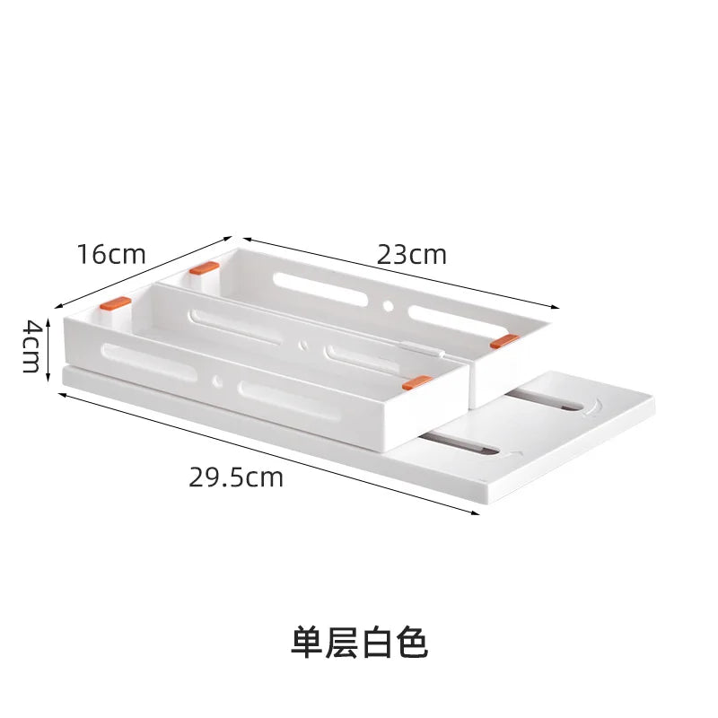 Cupboard Storage Spice Shelf Rotating Organizer
