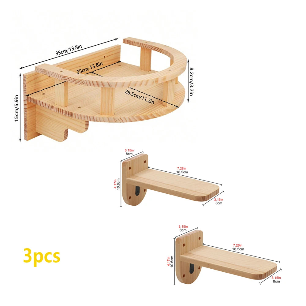 PurrPark: Wall-Mounted Cat Playground & Lounge