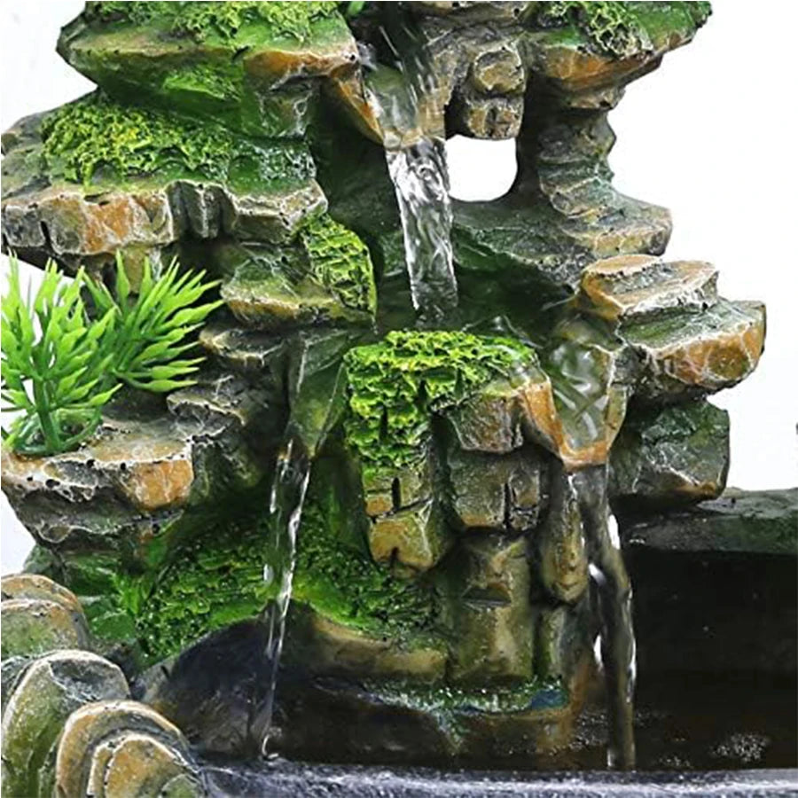 CalmCascade: Tabletop Water Feature with Soothing Lights