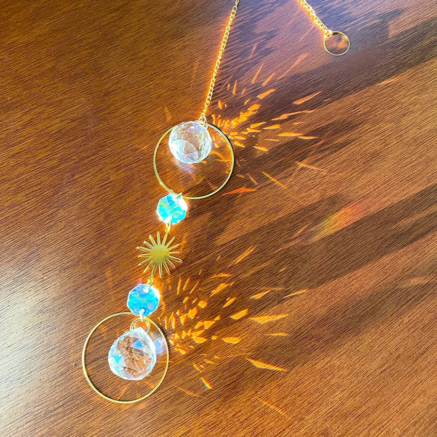 RayLuxe: Prism Sun Catcher for Rainbows & Reflections