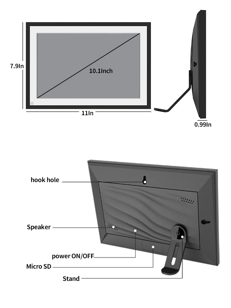 WiFi Digital Photo Frame with 32GB