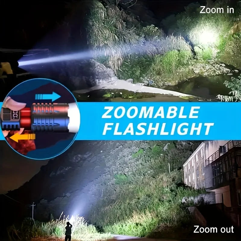 StormLite: Powerful Torch with Rechargeable Side Light