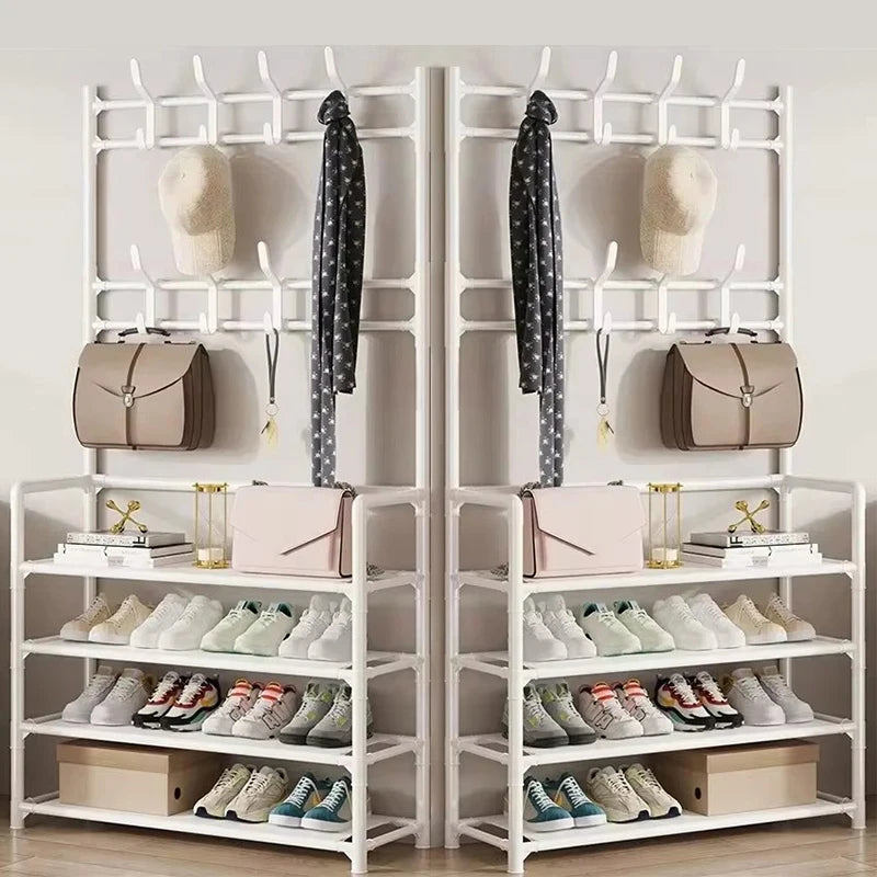 Multi-Layer Clothes Hanger & Shoe Rack
