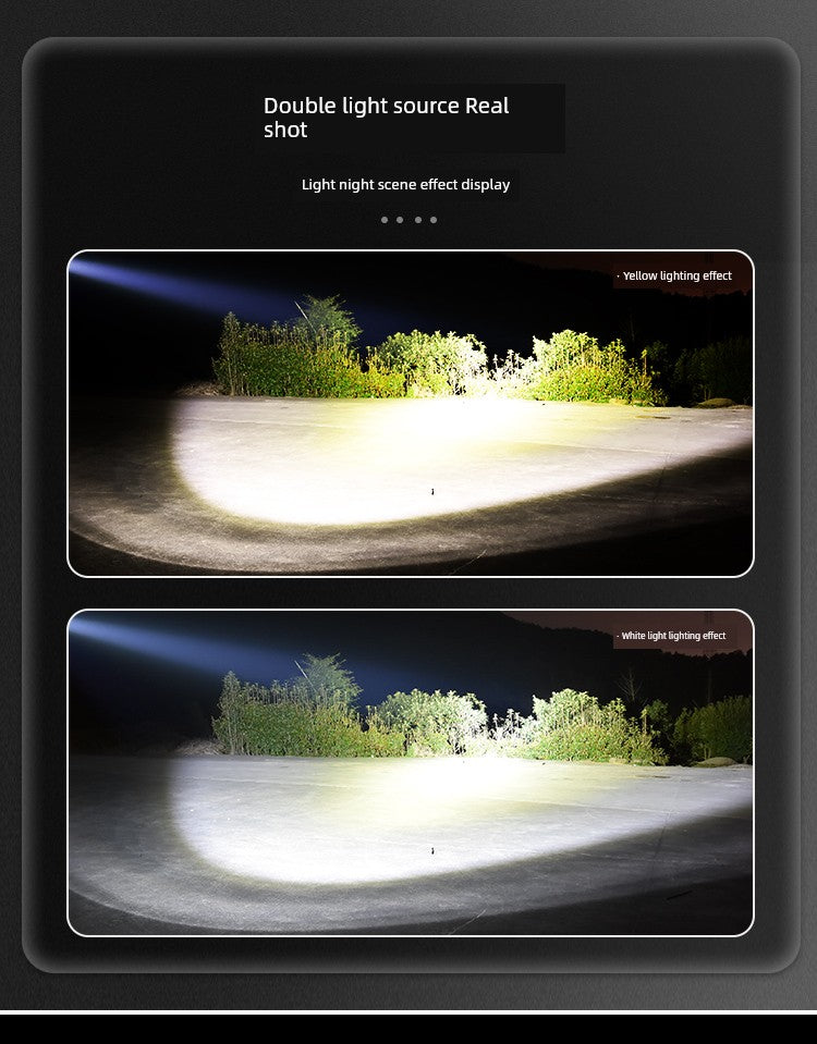 Rechargeable LED Flashlight & Power Bank