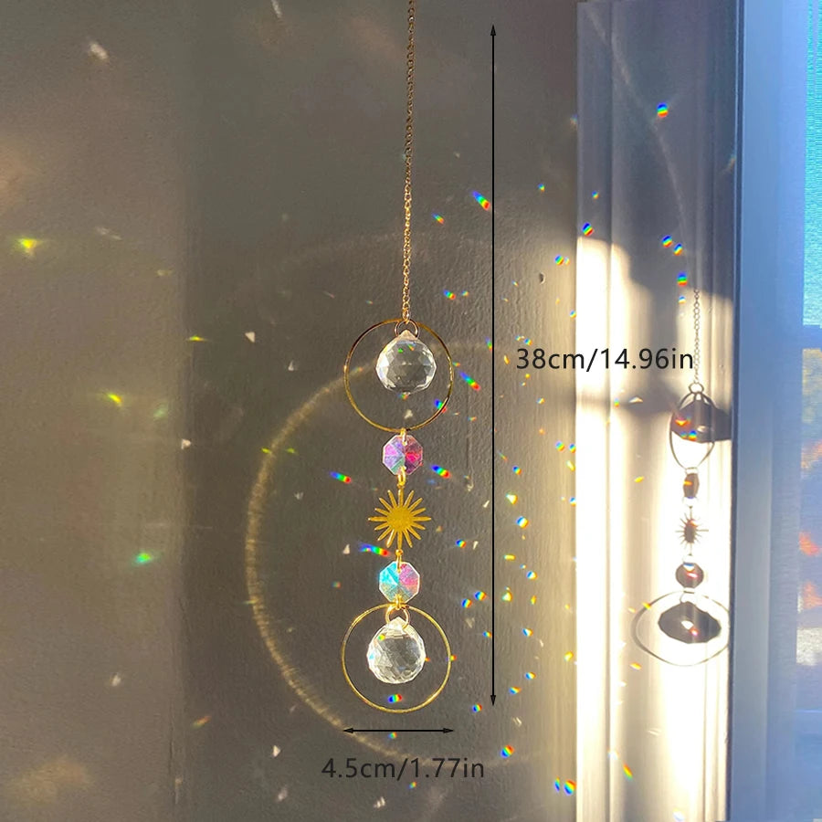 RayLuxe: Prism Sun Catcher for Rainbows & Reflections