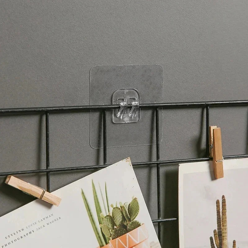 Transparent Self-Adhesive Hanger Wall Storage Rack