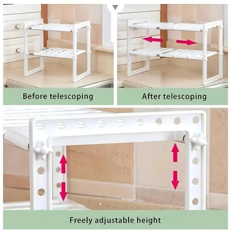 Stackable Kitchen Counter Shelves