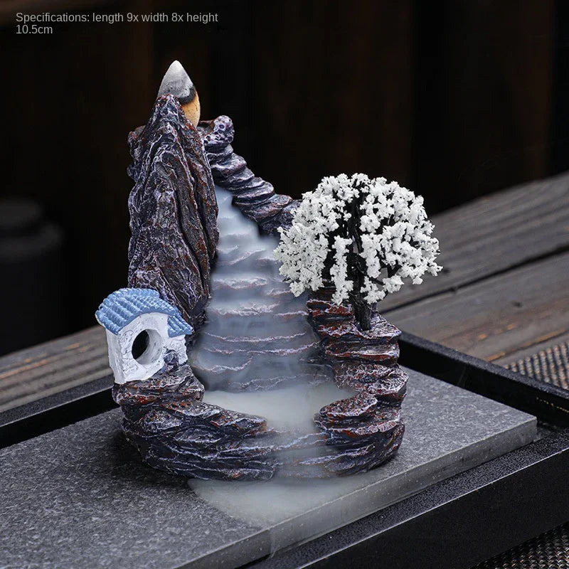 AromaCascade: Reflux Incense Burner for Relaxation & Repelling