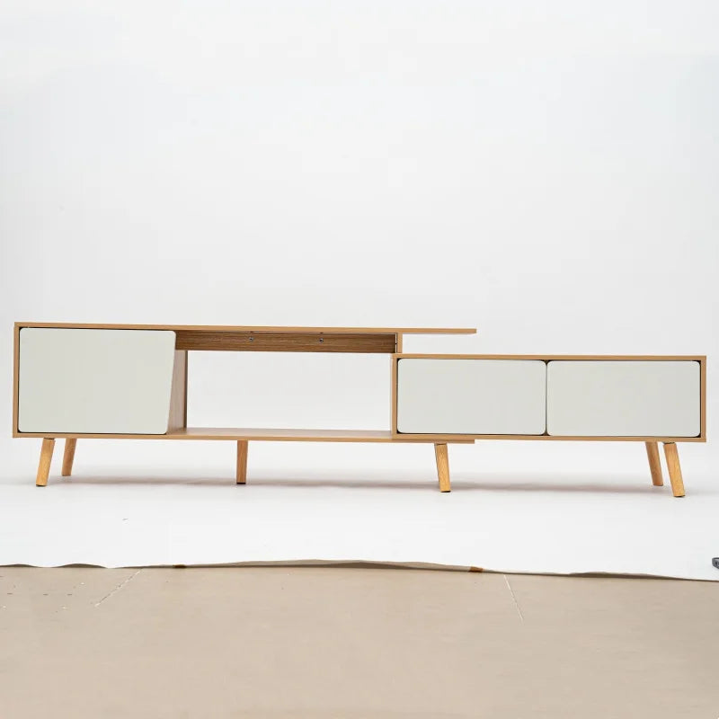 Modern Farmhouse Solid Wood TV Stand