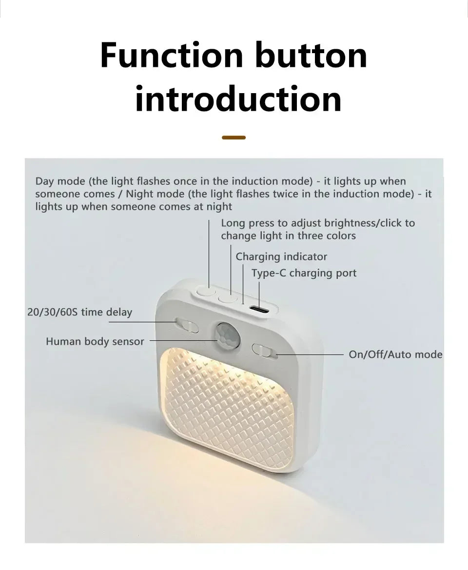 Motion Sensor LED Night Light