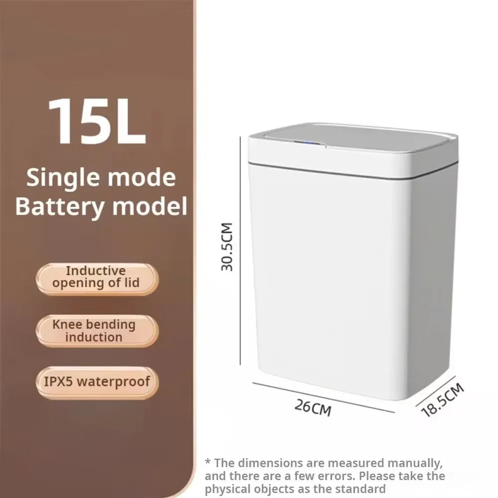 Smart Sensor Trash Can with Auto Bagging