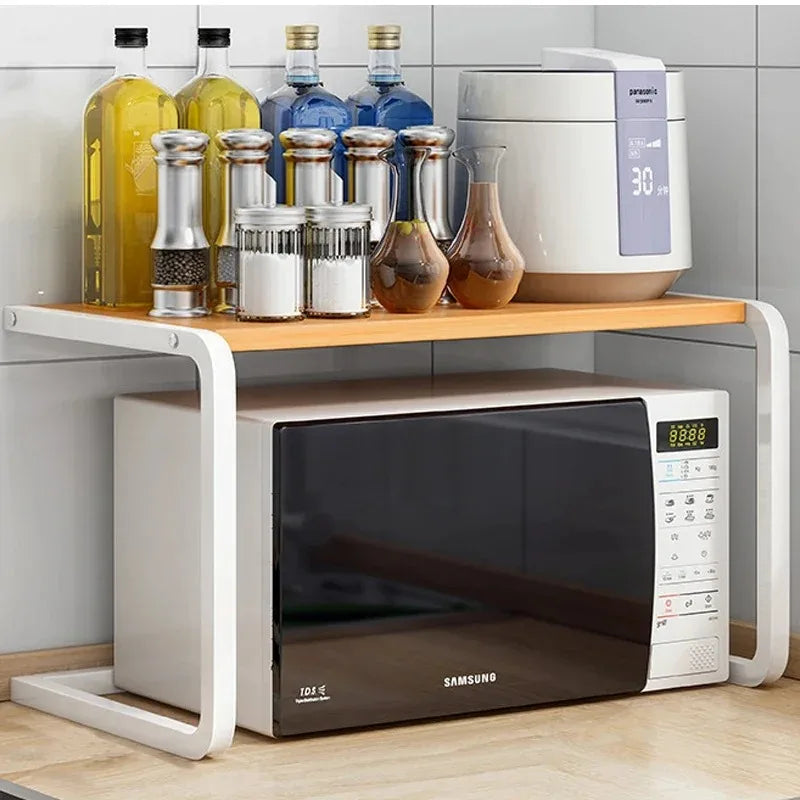 Large Capacity Household Organizer for Microwave and More