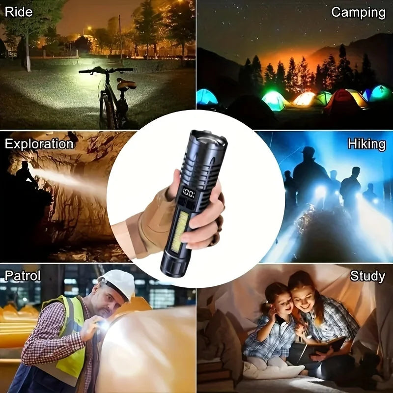 StormLite: Powerful Torch with Rechargeable Side Light