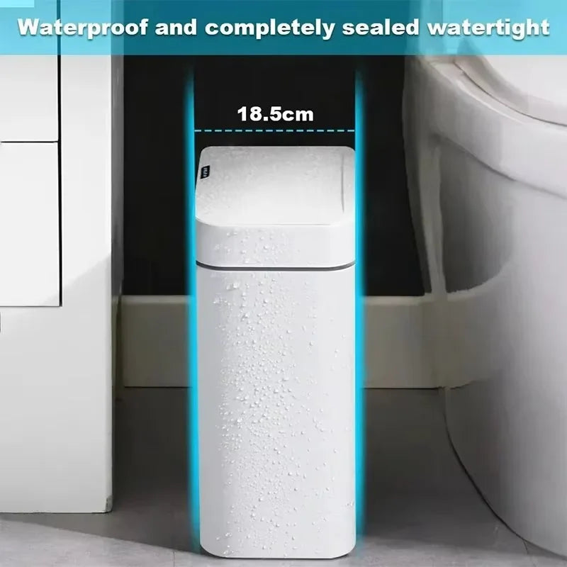 Smart Sensor Trash Can with Auto Bagging