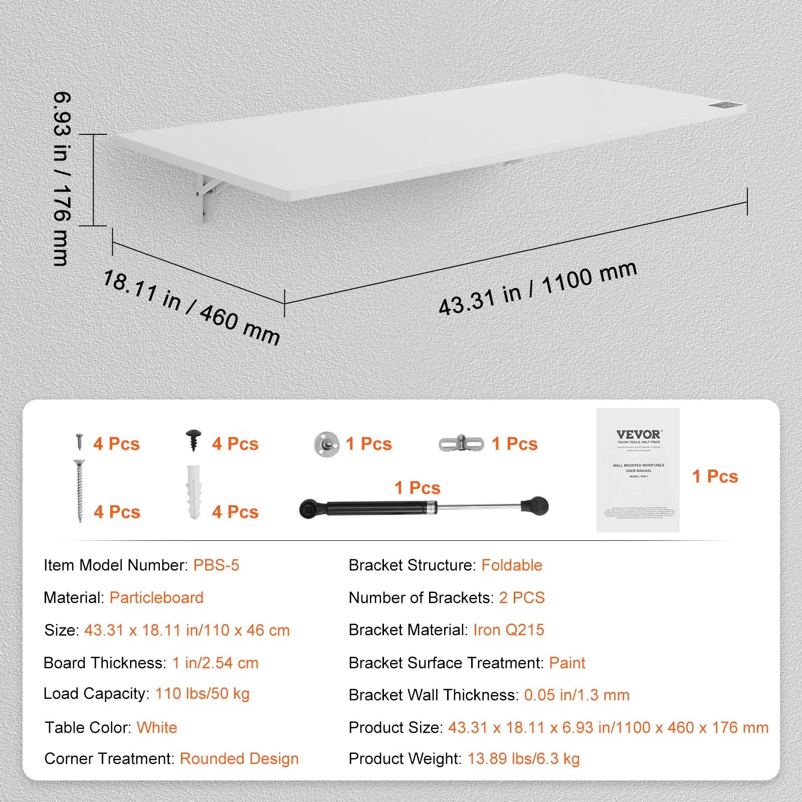 Space-Saving Floating Table
