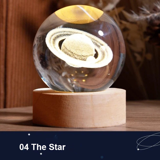 LED Milky Way Crystal Night Light