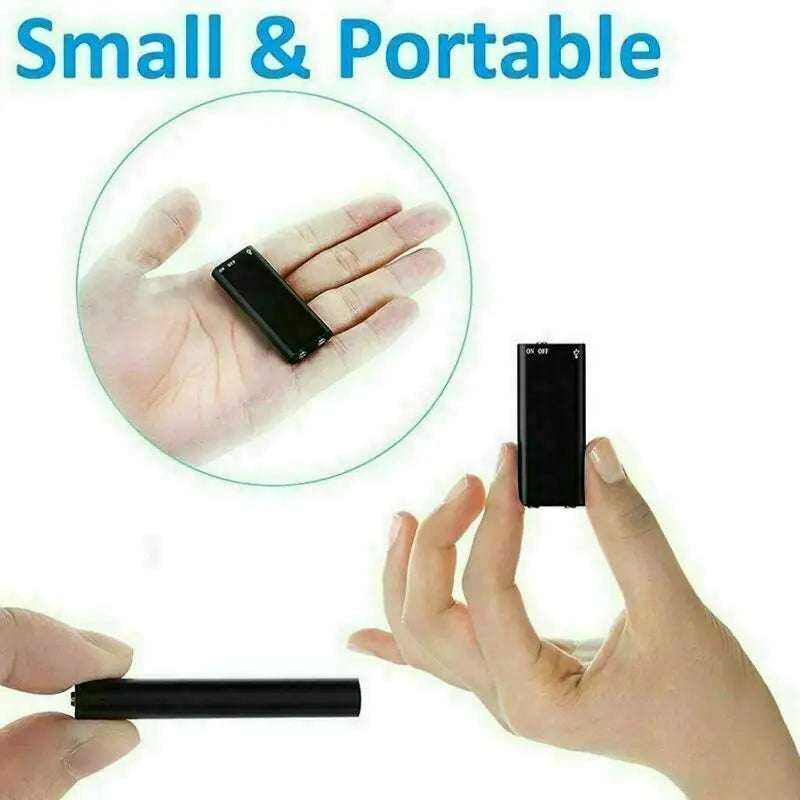 SoundScribe: Ultra-Thin Mini Voice Recorder & MP3 Player