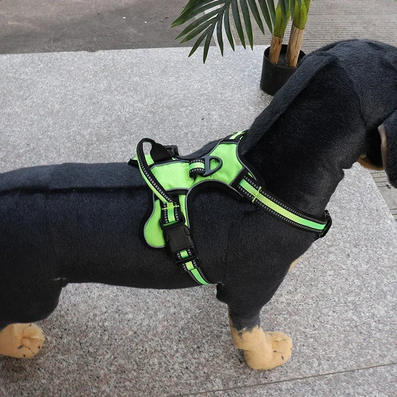 GripEase: Breathable No-Pull Pet Harness Vest