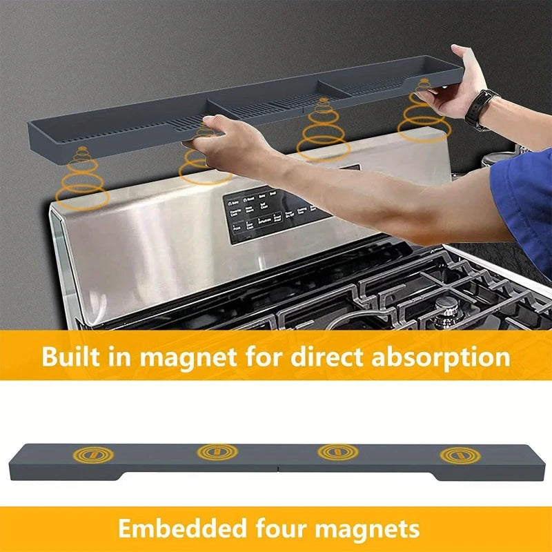 Stove Top Magnetic Shelf