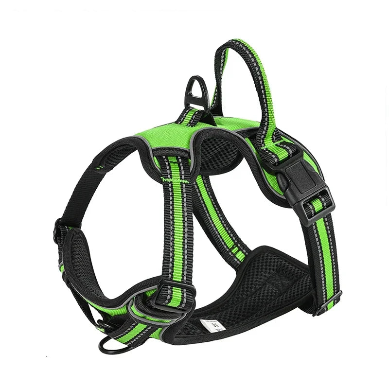 GripEase: Breathable No-Pull Pet Harness Vest