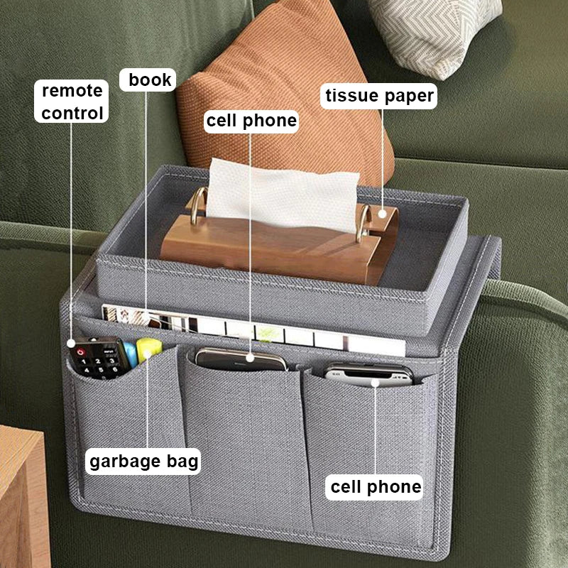 SofaCaddy: Armrest Organizer & Storage Tray