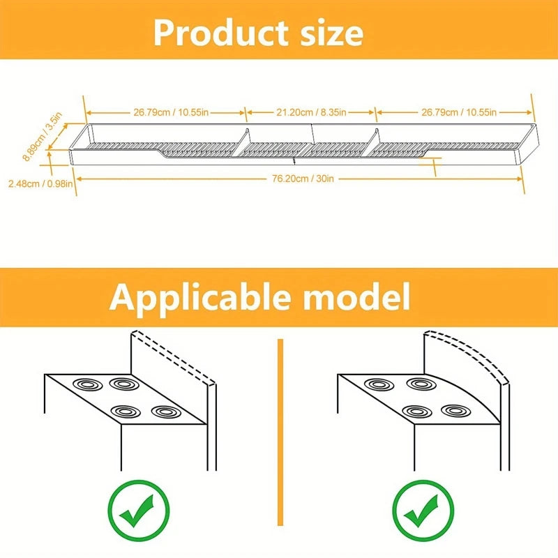 Stove Top Magnetic Shelf