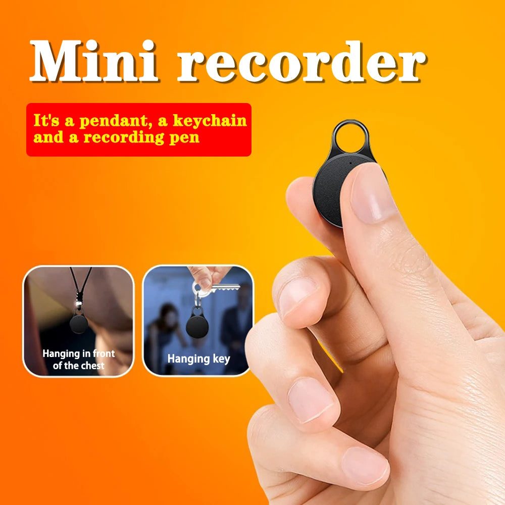 WhisperKey: 32GB Pendant Recorder & MP3 Mini Gadget