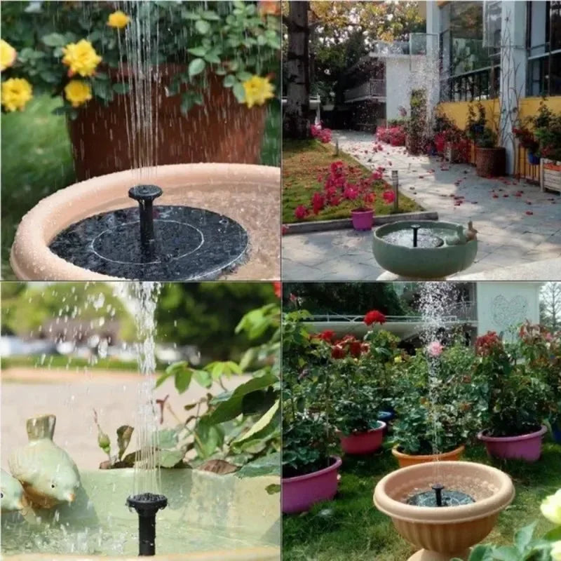 GardenGlow: Solar-Powered Floating Fountain for Bird Baths