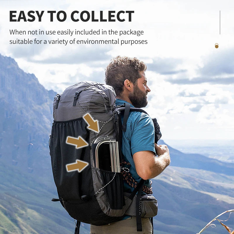 PackNRest: Ultra-Light Foldable Travel Chair