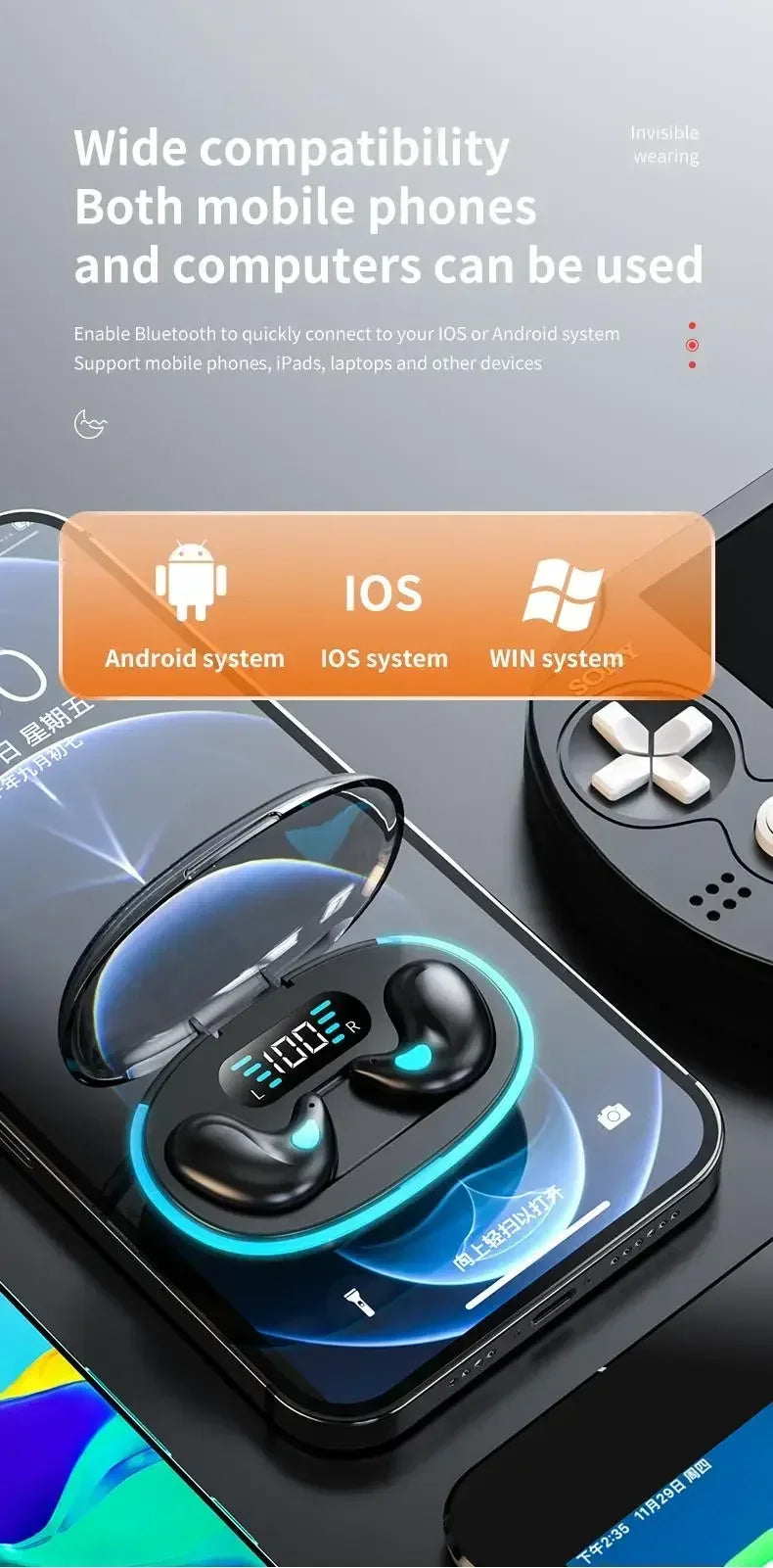 Wireless Sleep Earphone