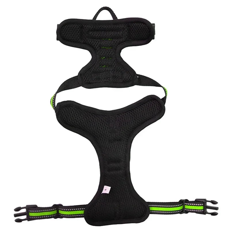 GripEase: Breathable No-Pull Pet Harness Vest
