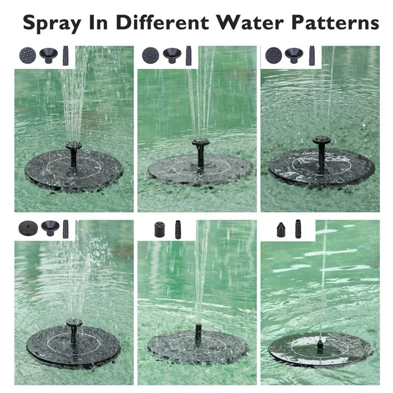 GardenGlow: Solar-Powered Floating Fountain for Bird Baths
