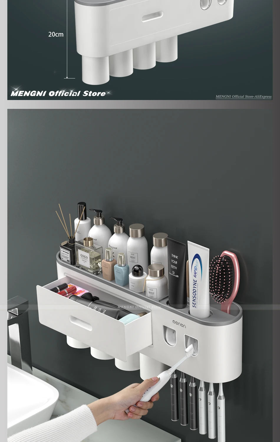 Magnetic Toothbrush Holder