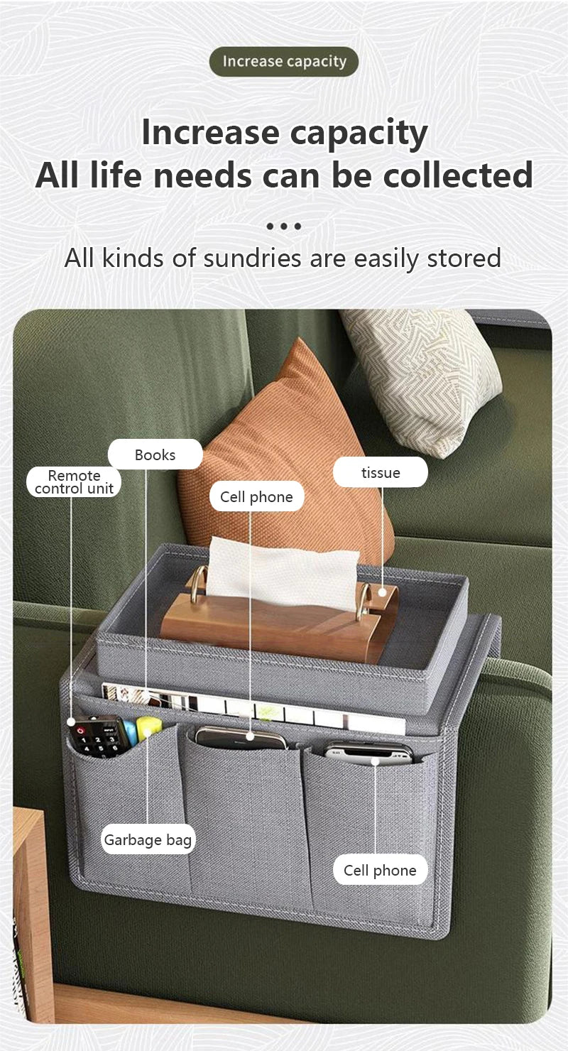 SofaCaddy: Armrest Organizer & Storage Tray