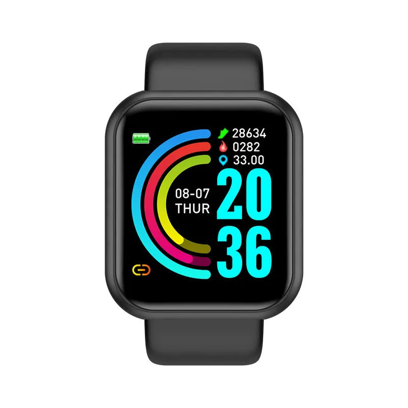 Y68 Smartwatch Fitness Monitor