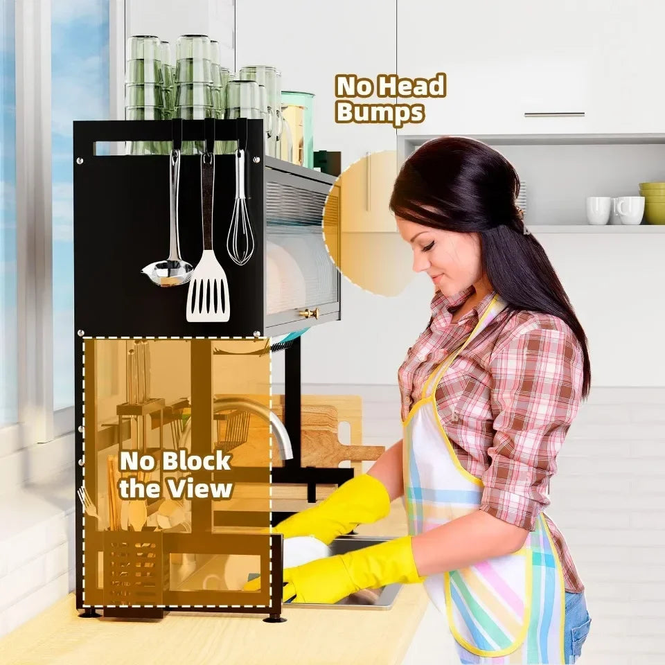 Over Sink Dish Drying Rack