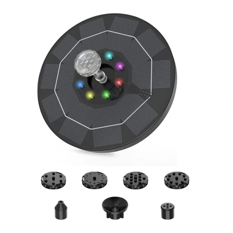 GardenGlow: Solar-Powered Floating Fountain for Bird Baths