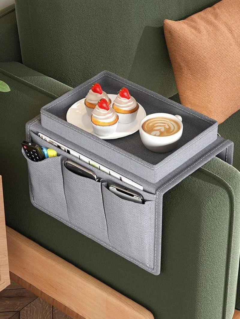 SofaCaddy: Armrest Organizer & Storage Tray
