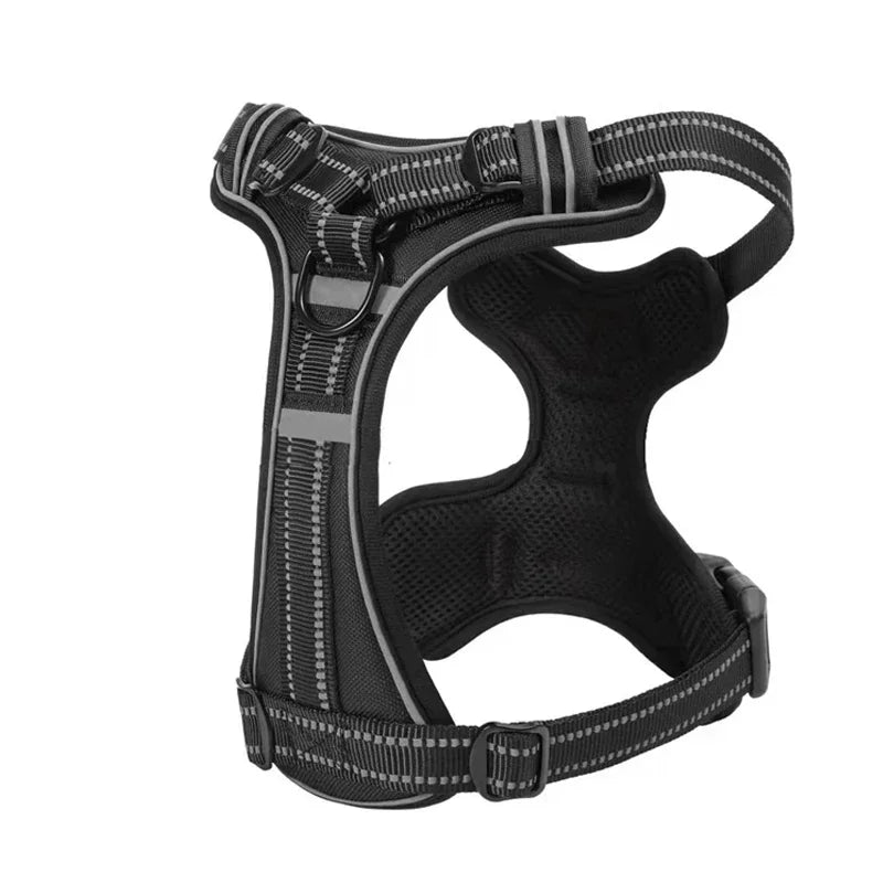 GripEase: Breathable No-Pull Pet Harness Vest