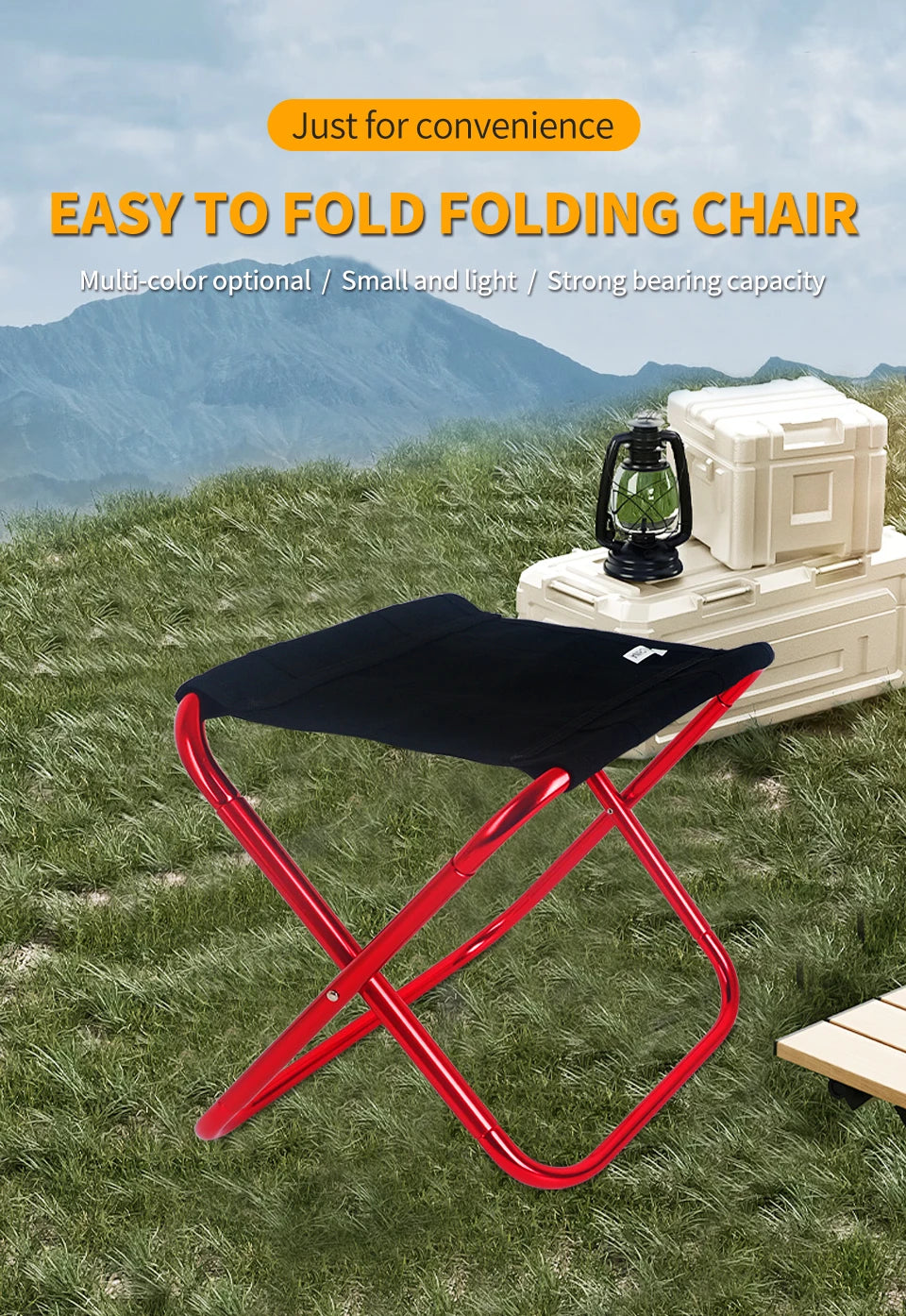 PackNRest: Ultra-Light Foldable Travel Chair