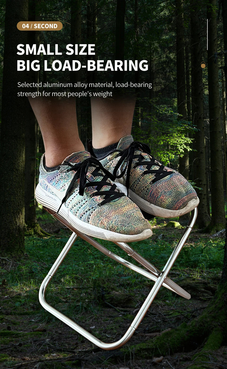 PackNRest: Ultra-Light Foldable Travel Chair