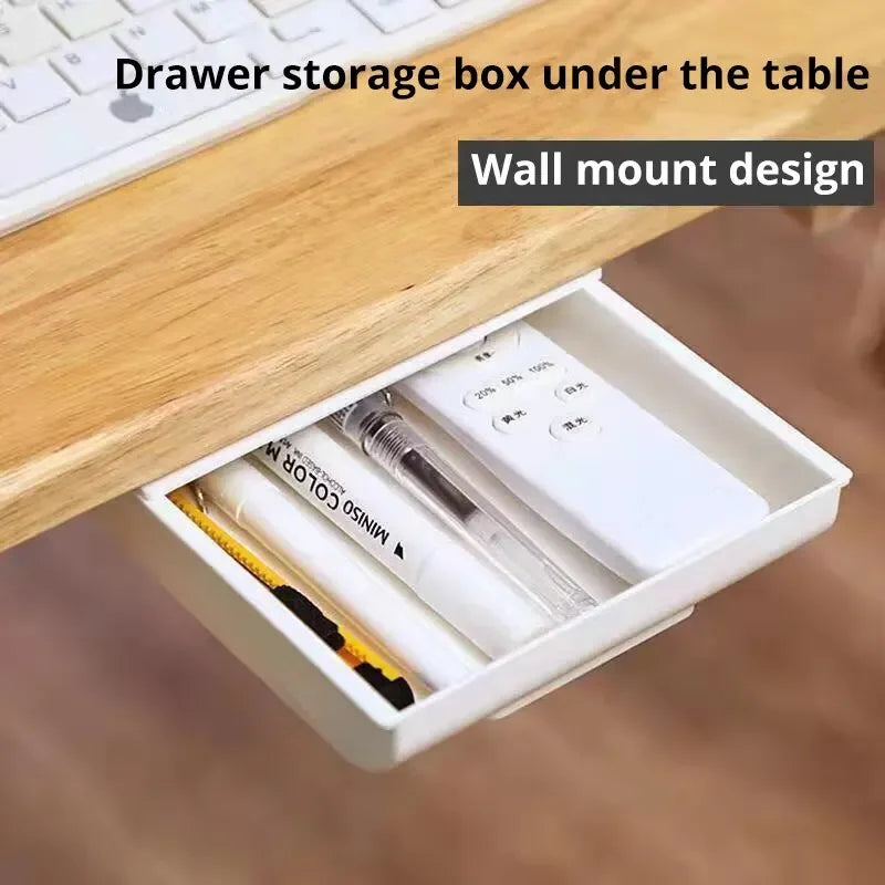 Self-Adhesive Under-Desk Storage Drawers (Set of 2)