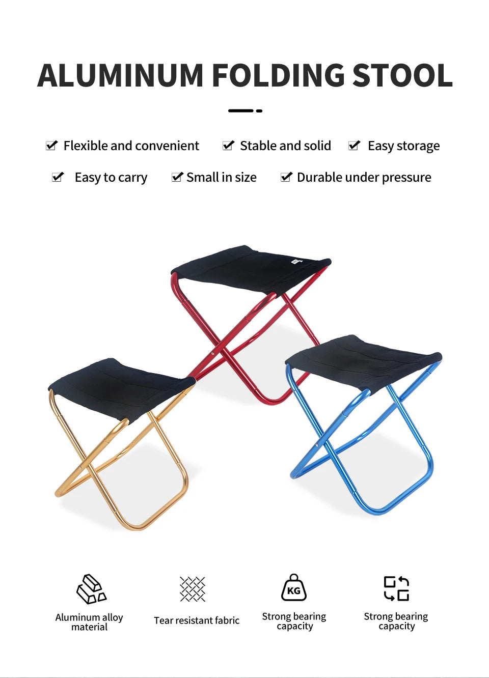 PackNRest: Ultra-Light Foldable Travel Chair