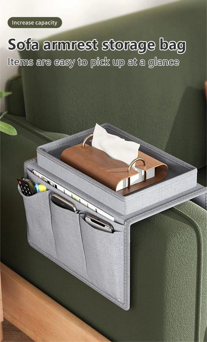 SofaCaddy: Armrest Organizer & Storage Tray