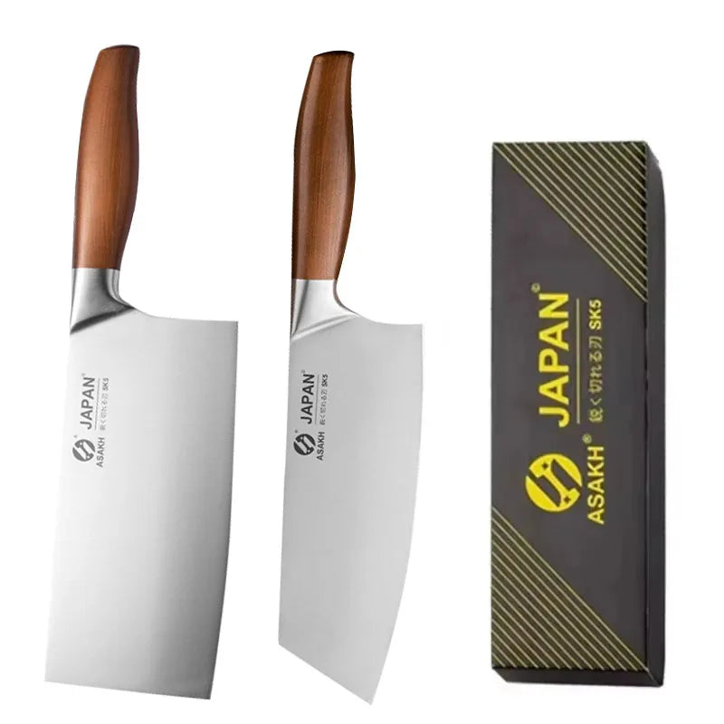 Professional Japanese Kitchen Knives Set Stainless Steel Fish Fillet Meat Cleaver Chef Knife Slicing Santoku Knife Cooking Tools