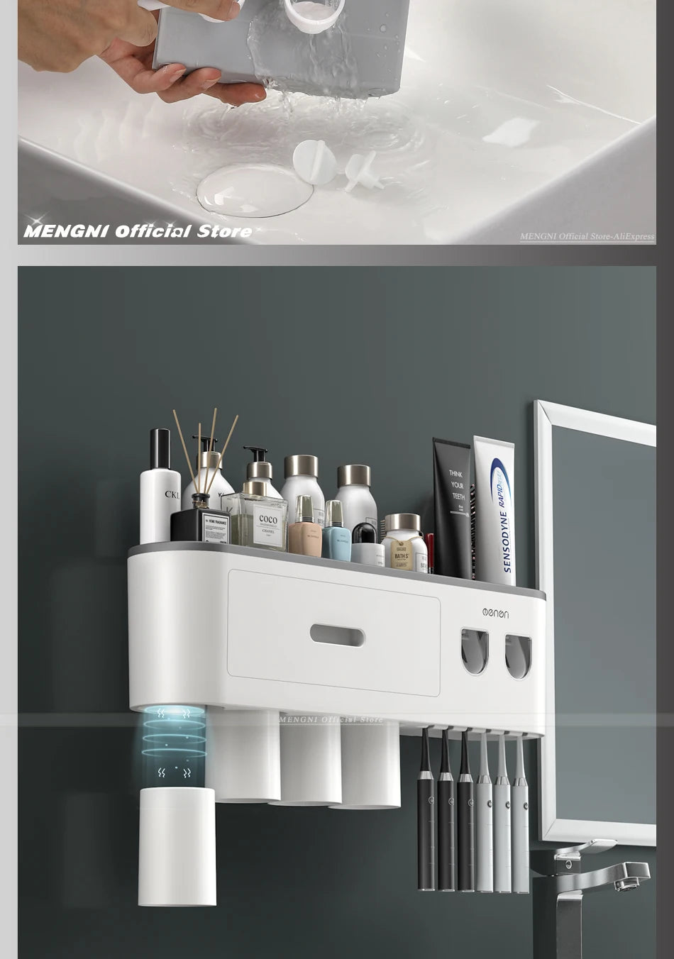 Magnetic Toothbrush Holder
