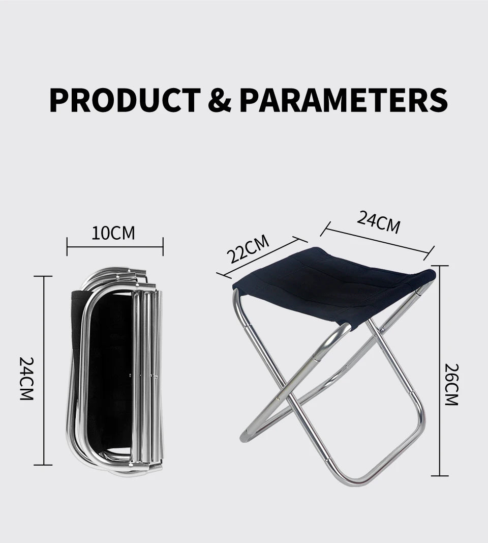 PackNRest: Ultra-Light Foldable Travel Chair